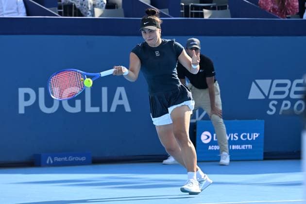 RECORD DATE NOT STATED Bianca Andreescu of Canada during the Finals of Hopman Cup at Bari on July 20, 2025 in Bari,Italy Copyright: xAndreaxRositox DSC_6225