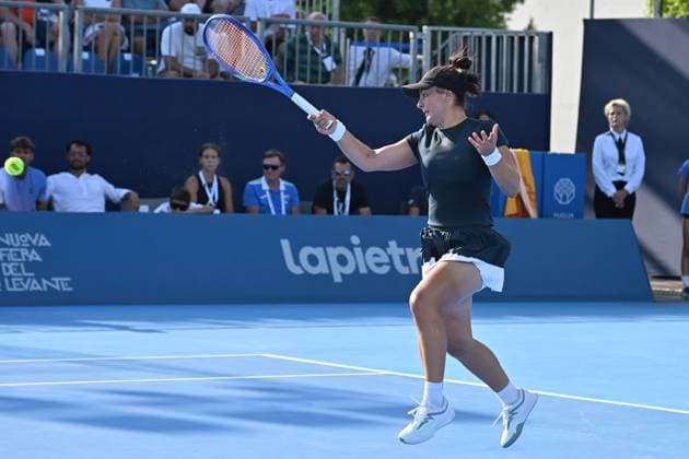 RECORD DATE NOT STATED Bianca Andreescu of Canada during the Finals of Hopman Cup at Bari on July 20, 2025 in Bari,Italy Copyright: xAndreaxRositox DSC_6554