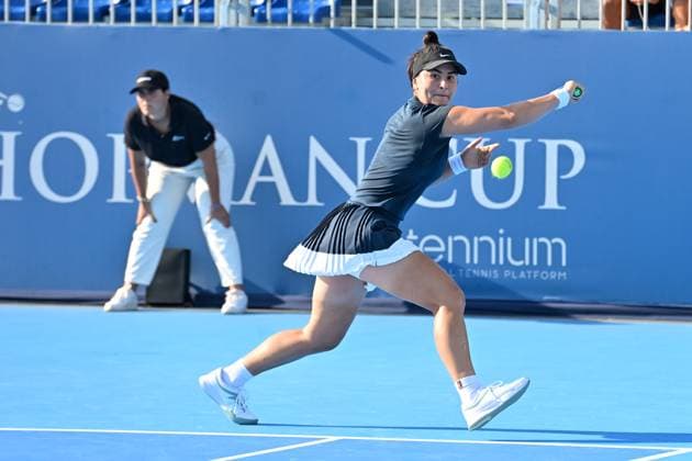 RECORD DATE NOT STATED Bianca Andreescu of Canada during the Finals of Hopman Cup at Bari on July 20, 2025 in Bari,Italy Copyright: xAndreaxRositox DSC_6587