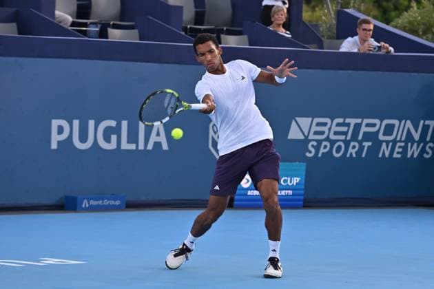 RECORD DATE NOT STATED Felix Auger-Aliassime during the Finals of Hopman Cup at Bari on July 20, 2025 in Bari,Italy Copyright: xAndreaxRositox DSC_7117