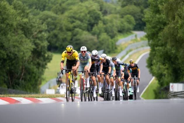 Radsport, Bundesliga Nürburgring, 20.07.2025 Vorne: Niklas Behrens (GER, Team Visma Lease a Bike) Nürburgring Rheinland-Pfalz