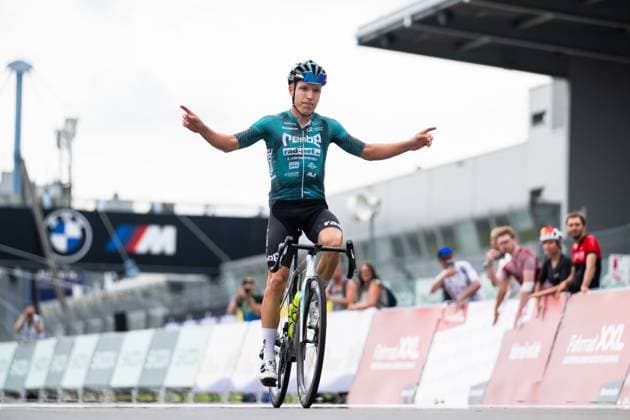 Radsport, Bundesliga Nürburgring, 20.07.2025 Sieger Johannes Adamietz (GER, REMBE rad-net) Nürburgring Rheinland-Pfalz