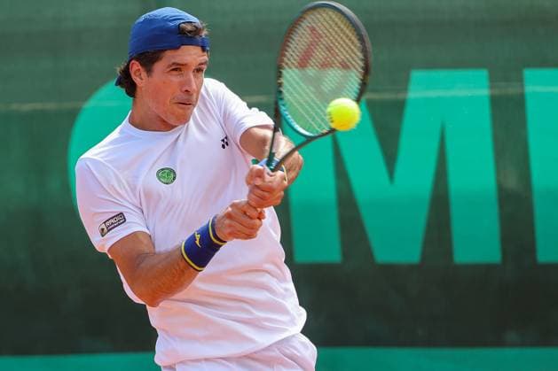 Tennis - 1. Bundesliga - FTC Palmengarten - Kölner THC Stadion RW - 20.07.25, Mena, Facundo (ARG Palmengarten) -