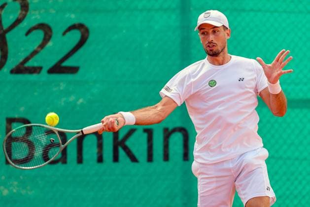 Tennis - 1. Bundesliga - FTC Palmengarten - Kölner THC Stadion RW - 20.07.25, Cachin, Pedro (CRO Palmengarten), -