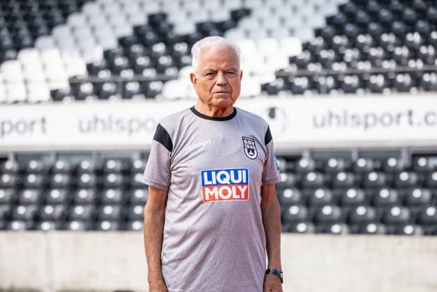 SSV Ulm 1846 Fußball; 3. Liga, Porträttermin 2025 2026 Betreuer Emilio Tancredi; SSV Ulm 1846 Fußball; 3. Liga, Porträttermin 2025 2026 Foto: Lucca Fundel Ulm Donaustadion Ulm Baden-Württemberg Deutschland
