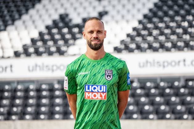 SSV Ulm 1846 Fußball; 3. Liga, Porträttermin 2025 2026 39 Christian Ortag; SSV Ulm 1846 Fußball; 3. Liga, Porträttermin 2025 2026 Foto: Lucca Fundel Ulm Donaustadion Ulm Baden-Württemberg Deutschland