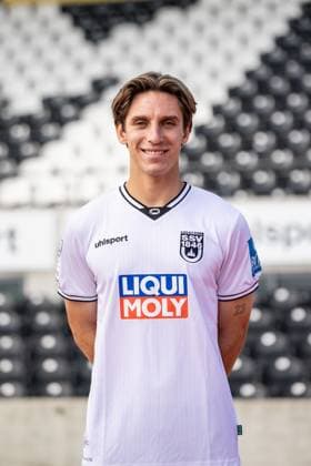 SSV Ulm 1846 Fußball; 3. Liga, Porträttermin 2025 2026 23 Max Brandt; SSV Ulm 1846 Fußball; 3. Liga, Porträttermin 2025 2026 Foto: Lucca Fundel Ulm Donaustadion Ulm Baden-Württemberg Deutschland