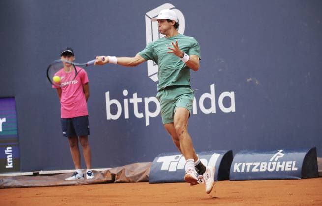 TENNIS - ATP, Tennis Herren Generali Open 2025 KITZBUEHEL,AUSTRIA,21.JUL.25 - TENNIS - ATP World Tour, Generali Open. Image shows Tristan Boyer (USA).  GEPAxpictures xMatthiasxHauer