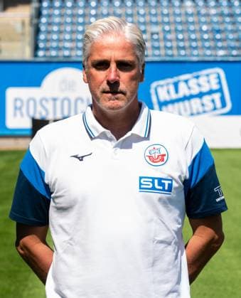 Dirk Flock, FC Hansa Rostock, 3. Liga, Fußball, Portraittermin 2025 2026 Co-Trainer Dirk Flock (FC Hansa Rostock) beim Potraitfototermin im Ostseestadion. Rostock Ostseestadion Mecklenburg-Vorpommern Deutschland
