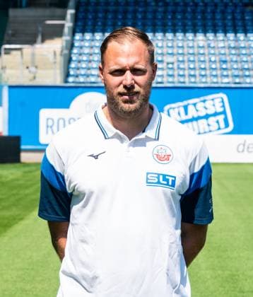 Daniel Brinkmann, FC Hansa Rostock, 3. Liga, Fußball, Portraittermin 2025 2026 Trainer Daniel Brinkmann (FC Hansa Rostock) beim Potraitfototermin im Ostseestadion. Rostock Ostseestadion Mecklenburg-Vorpommern Deutschland