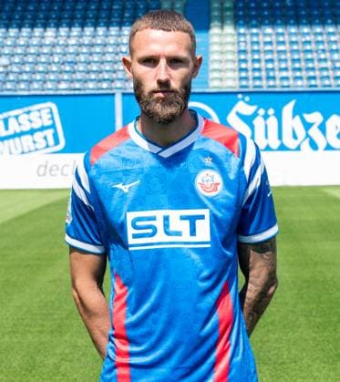 Dominik Lanius, FC Hansa Rostock, 3. Liga, Fußball, Portraittermin 2025 2026 Dominik Lanius (FC Hansa Rostock) beim Potraitfototermin im Ostseestadion. Rostock Ostseestadion Mecklenburg-Vorpommern Deutschland
