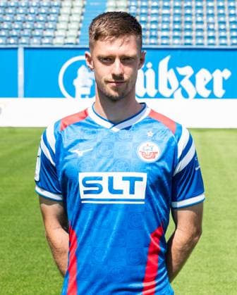 Jonas Dirkner, FC Hansa Rostock, 3. Liga, Fußball, Portraittermin 2025 2026 Jonas Dirkner (FC Hansa Rostock) beim Potraitfototermin im Ostseestadion. Rostock Ostseestadion Mecklenburg-Vorpommern Deutschland