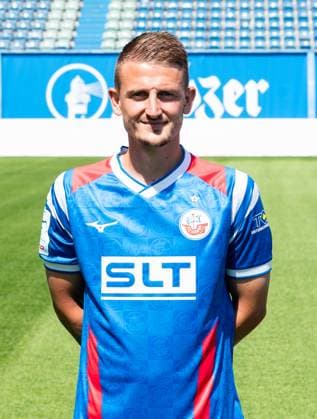 Nico Neidhart, FC Hansa Rostock, 3. Liga, Fußball, Portraittermin 2025 2026 Nico Neidhart (FC Hansa Rostock) beim Potraitfototermin im Ostseestadion. Rostock Ostseestadion Mecklenburg-Vorpommern Deutschland