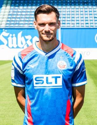 Paul Stock, FC Hansa Rostock, 3. Liga, Fußball, Portraittermin 2025 2026 Paul Stock (FC Hansa Rostock) beim Potraitfototermin im Ostseestadion. Rostock Ostseestadion Mecklenburg-Vorpommern Deutschland