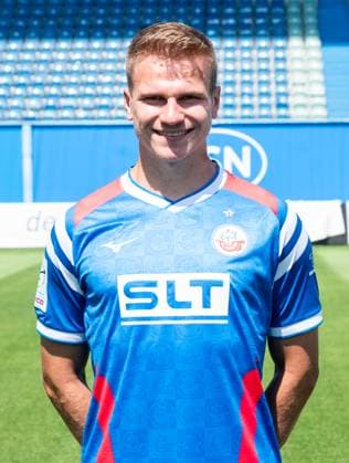 Florian Carstens, FC Hansa Rostock, 3. Liga, Fußball, Portraittermin 2025 2026 Florian Carstens (FC Hansa Rostock) beim Potraitfototermin im Ostseestadion. Rostock Ostseestadion Mecklenburg-Vorpommern Deutschland