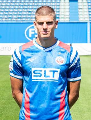 Jan Mejdr, FC Hansa Rostock, 3. Liga, Fußball, Portraittermin 2025 2026 Jan Mejdr (FC Hansa Rostock) beim Potraitfototermin im Ostseestadion. Rostock Ostseestadion Mecklenburg-Vorpommern Deutschland
