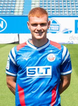 David Hummel, FC Hansa Rostock, 3. Liga, Fußball, Portraittermin 2025 2026 David Hummel (FC Hansa Rostock) beim Potraitfototermin im Ostseestadion. Rostock Ostseestadion Mecklenburg-Vorpommern Deutschland