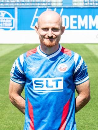 Maximilian Krauß, FC Hansa Rostock, 3. Liga, Fußball, Portraittermin 2025 2026 Maximilian Krauß (FC Hansa Rostock) beim Potraitfototermin im Ostseestadion. Rostock Ostseestadion Mecklenburg-Vorpommern Deutschland