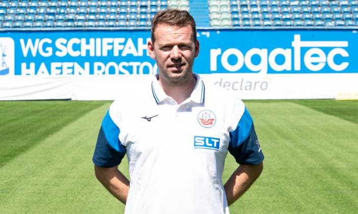 Martin Berthold, FC Hansa Rostock, 3. Liga, Fußball, Portraittermin 2025 2026 Chef-Physiotherapeut Martin Berthold (FC Hansa Rostock) beim Potraitfototermin im Ostseestadion. Rostock Ostseestadion Mecklenburg-Vorpommern Deutschland