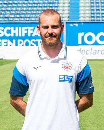 Niels Vielrose, FC Hansa Rostock, 3. Liga, Fußball, Portraittermin 2025 2026 Physiotherapeut Niels Vielrose (FC Hansa Rostock) beim Potraitfototermin im Ostseestadion. Rostock Ostseestadion Mecklenburg-Vorpommern Deutschland