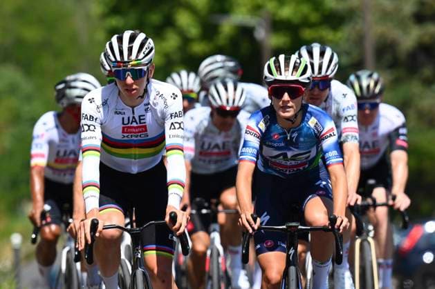 Tour de France 2025 Second Restday MONTPELLIER, FRANCE - JULY 21 : Pogacar Tadej (SLO) of UAE Team Emirates and his girlfriend Urska Zigart during the second restday of the 112th edition of Tour de France an UCI World Tour 2.UWT for Men Elite on July 21, 2025 in Montpellier, France, 21 07 2025 ( Motordriver Kenny Verfaillie - Montpellier France  Copyright: xVincentxKalutx