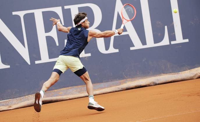 TENNIS - ATP, Tennis Herren Generali Open 2025 KITZBUEHEL,AUSTRIA,21.JUL.25 - TENNIS - ATP World Tour, Generali Open. Image shows Francisco Comesana (ARG).  GEPAxpictures xMatthiasxHauer