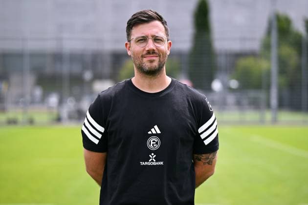 Physiotherapeut Mathias Eckl; Fortuna Düsseldorf; 2.BL, Porträttermin 2025 2026