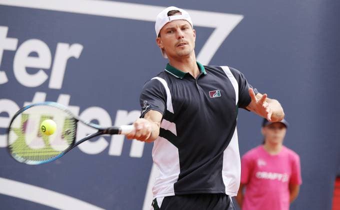 TENNIS - ATP, Tennis Herren Generali Open 2025 KITZBUEHEL,AUSTRIA,21.JUL.25 - TENNIS - ATP World Tour, Generali Open. Image shows Marton Fucsovics (HUN).  GEPAxpictures xMatthiasxHauer