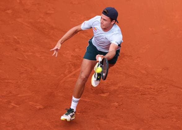 Joel Schwaerzler (AUT) Tennis - Generali Open Kitzbuehel 2025 - ATP, Tennis Herren 250 - Kitzbuehler Tennis Club - Kitzbuehel - Tirol - Oesterreich - 21 July 2025. Copyright: xJuergenxHasenkopfx