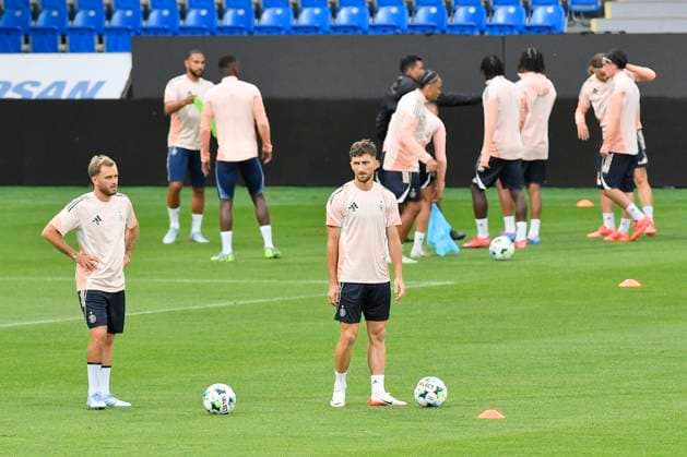 Servette Geneva training session before tomorrow s opening match of the second round of the Champions League Viktoria Plzen vs Servette Geneva, Plzen, July 21, 2025. (CTKxPhoto MiroslavxChaloupka) CTKPhotoP2025072105483  CTKPhotoP2025072105483