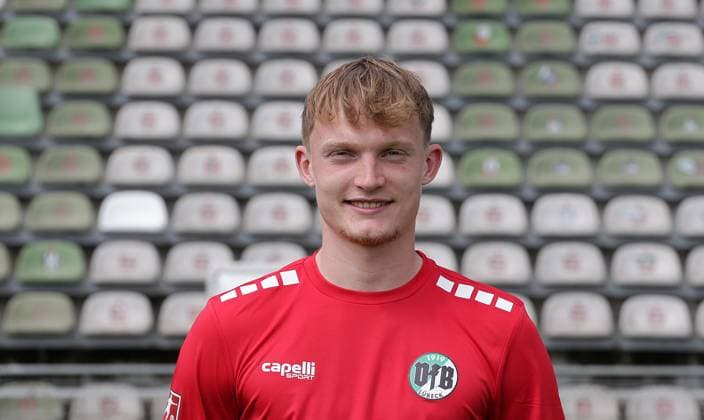 Torhueter Finn Boehmker (VfB Luebeck) ;VfB Luebeck, RL Nord, Portraettermin 2025 2026