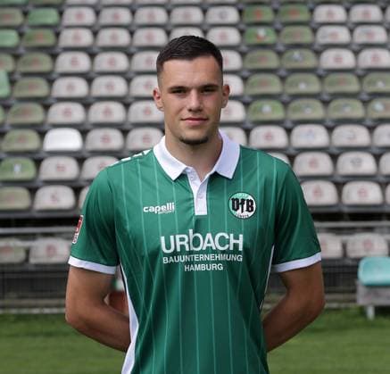 Antonio Verinac (VfB Luebeck) ;VfB Luebeck, RL Nord, Portraettermin 2025 2026