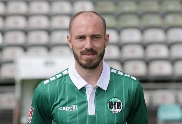 Marvin Thiel (VfB Luebeck) ;VfB Luebeck, RL Nord, Portraettermin 2025 2026