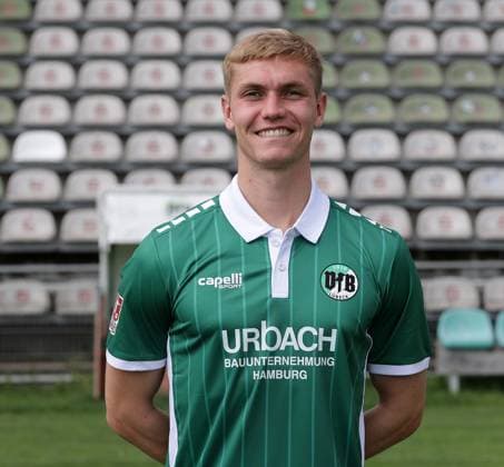 Julian Albrecht (VfB Luebeck) ;VfB Luebeck, RL Nord, Portraettermin 2025 2026