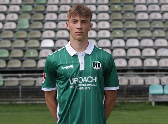 Henry Jeschonek (VfB Luebeck) ;VfB Luebeck, RL Nord, Portraettermin 2025 2026