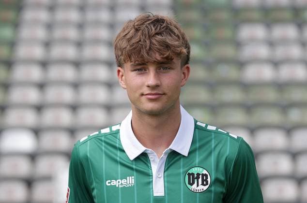 Samuel Schwoon (VfB Luebeck) ;VfB Luebeck, RL Nord, Portraettermin 2025 2026
