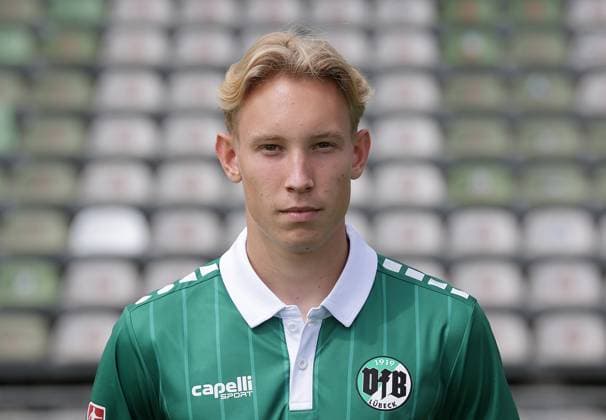 Mikka Lehnfeld (VfB Luebeck) ;VfB Luebeck, RL Nord, Portraettermin 2025 2026
