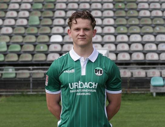 Torben Sachau (VfB Luebeck) ;VfB Luebeck, RL Nord, Portraettermin 2025 2026