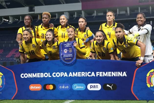 COPA AMERICA FEMENINA ECUADOR VS CHILE 21 de julio del 2025 Encuentro entre Ecuador VS Chile por Copa AmÃ rica Femenina en el estadio Banco Guayaquil. QUITO PICHINCHA ECUADOR Copyright: xHENRYxLAPOx