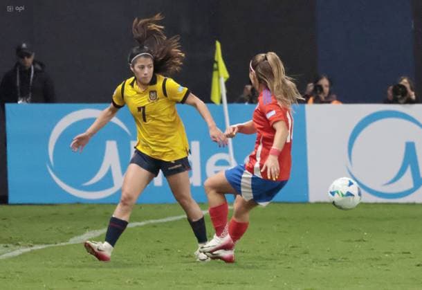 COPA AMERICA FEMENINA ECUADOR VS CHILE 21 de julio del 2025 Encuentro entre Ecuador VS Chile por Copa AmÃ rica Femenina en el estadio Banco Guayaquil. QUITO PICHINCHA ECUADOR Copyright: xHENRYxLAPOx