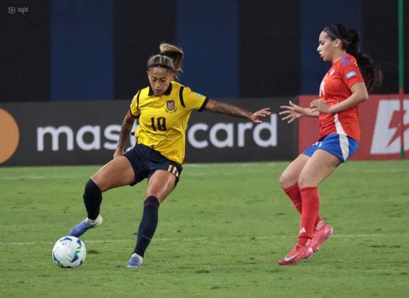COPA AMERICA FEMENINA ECUADOR VS CHILE 21 de julio del 2025 Encuentro entre Ecuador VS Chile por Copa AmÃ rica Femenina en el estadio Banco Guayaquil. QUITO PICHINCHA ECUADOR Copyright: xHENRYxLAPOx