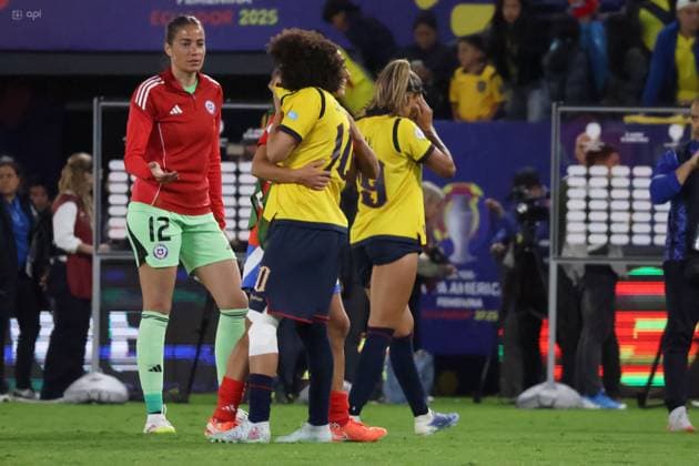 COPA AMERICA FEMENINA ECUADOR VS CHILE 21 de julio del 2025 Encuentro entre Ecuador VS Chile por Copa AmÃ rica Femenina en el estadio Banco Guayaquil. QUITO PICHINCHA ECUADOR Copyright: xHENRYxLAPOx