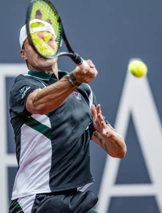 21.07.2025, Sportpark, Kitzbühel, AUT, ATP, Tennis Herren Tour, Generali Open Kitzbühel 2025, 1. Runde, Herren Einzel, im Bild Marton Fucsovics (HUN) Marton Fucsovics of Hungary during men s single 1. round match at the 2025 Generali Open Kitzbühel of the ATP Tour at the Sportpark in Kitzbühel, Austria on 2025 07 21. Expa Kitzbühel