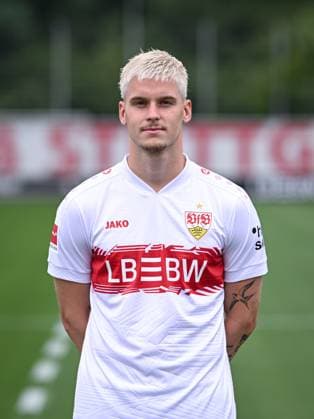 FUSSBALL 1. BUNDESLIGA SAISON 2025 2026 21.07.2025 Fototermin beim VfB Stuttgart auf dem Trainingsgelaende: Ramon Hendriks