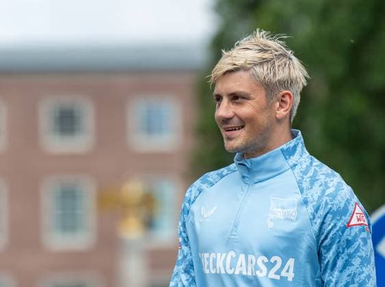 Fussball, Herren, Saison 2025 26, 2. Bundesliga, Hertha BSC, Training, Dawid Kownacki (Hertha BSC), 22.07. 2025,