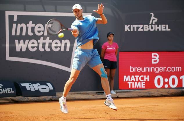 TENNIS - ATP, Tennis Herren Generali Open 2025 KITZBUEHEL,AUSTRIA,22.JUL.25 - TENNIS - ATP World Tour, Generali Open. Image shows Yannick Hanfmann (GER).  GEPAxpictures xMatthiasxHauer