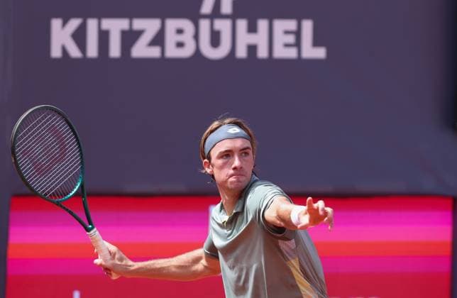 Lukas Neumayer (AUT) Tennis - Generali Open Kitzbuehel 2025 - ATP, Tennis Herren 250 - Kitzbuehler Tennis Club - Kitzbuehel - Tirol - Oesterreich - 22 July 2025. Copyright: xJuergenxHasenkopfx