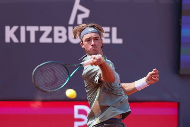Lukas Neumayer (AUT) Tennis - Generali Open Kitzbuehel 2025 - ATP, Tennis Herren 250 - Kitzbuehler Tennis Club - Kitzbuehel - Tirol - Oesterreich - 22 July 2025. Copyright: xJuergenxHasenkopfx