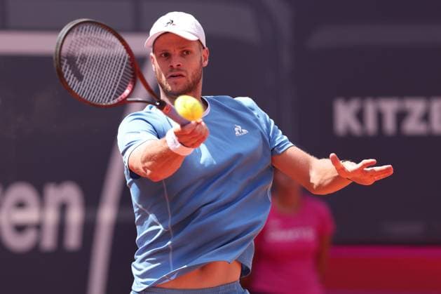 Yannick Hanfmann (GER) Tennis - Generali Open Kitzbuehel 2025 - ATP, Tennis Herren 250 - Kitzbuehler Tennis Club - Kitzbuehel - Tirol - Oesterreich - 22 July 2025. Copyright: xJuergenxHasenkopfx