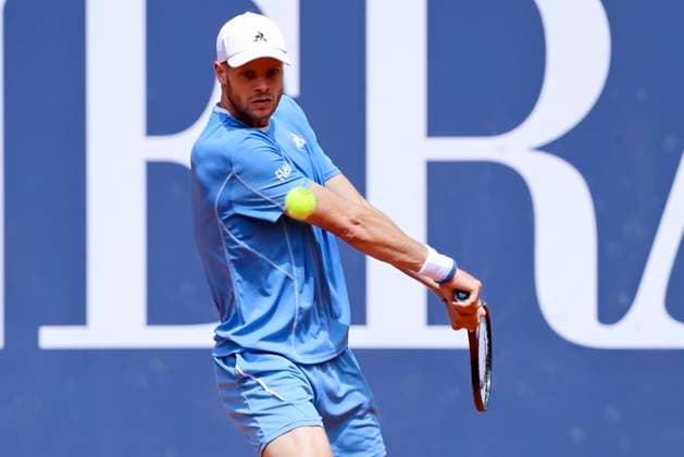 Yannick Hanfmann (Germany) kontrolliert den Ball, ATP, Tennis Herren 250 Tournament, Generali Open Kitzbuhel, Tennisstadion am Kapserfeld am 22. July 2025 in Kitzbuehel, Österreich. (Foto von Marco Steinbrenner DeFodi Images) Yannick Hanfmann (Germany) controls the ball, ATP 250 Tournament, Generali Open Kitzbuhel, Tennis stadium at Kapserfeld, July 22, 2025 in Kitzbuehel, Austria. (Photo by Marco Steinbrenner DeFodi Images)